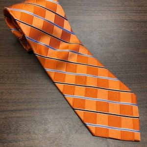 Orange Izod Silk Tie